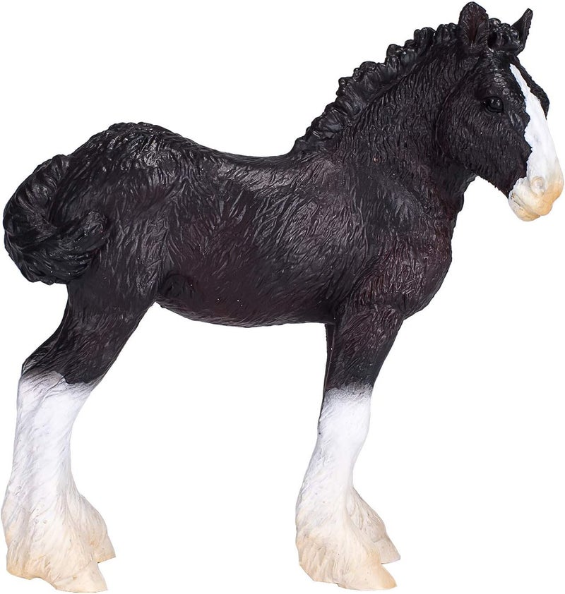 MOJO Shire Foal Realistic Equestrian Horse Club Hand Painted Toy Figurine - Image 1